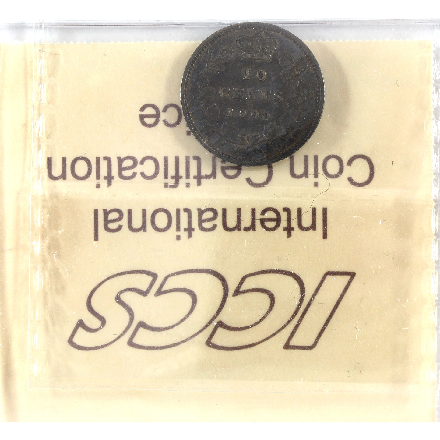 1900 Canada 10-cents ICCS Certified VF30 (toned)
