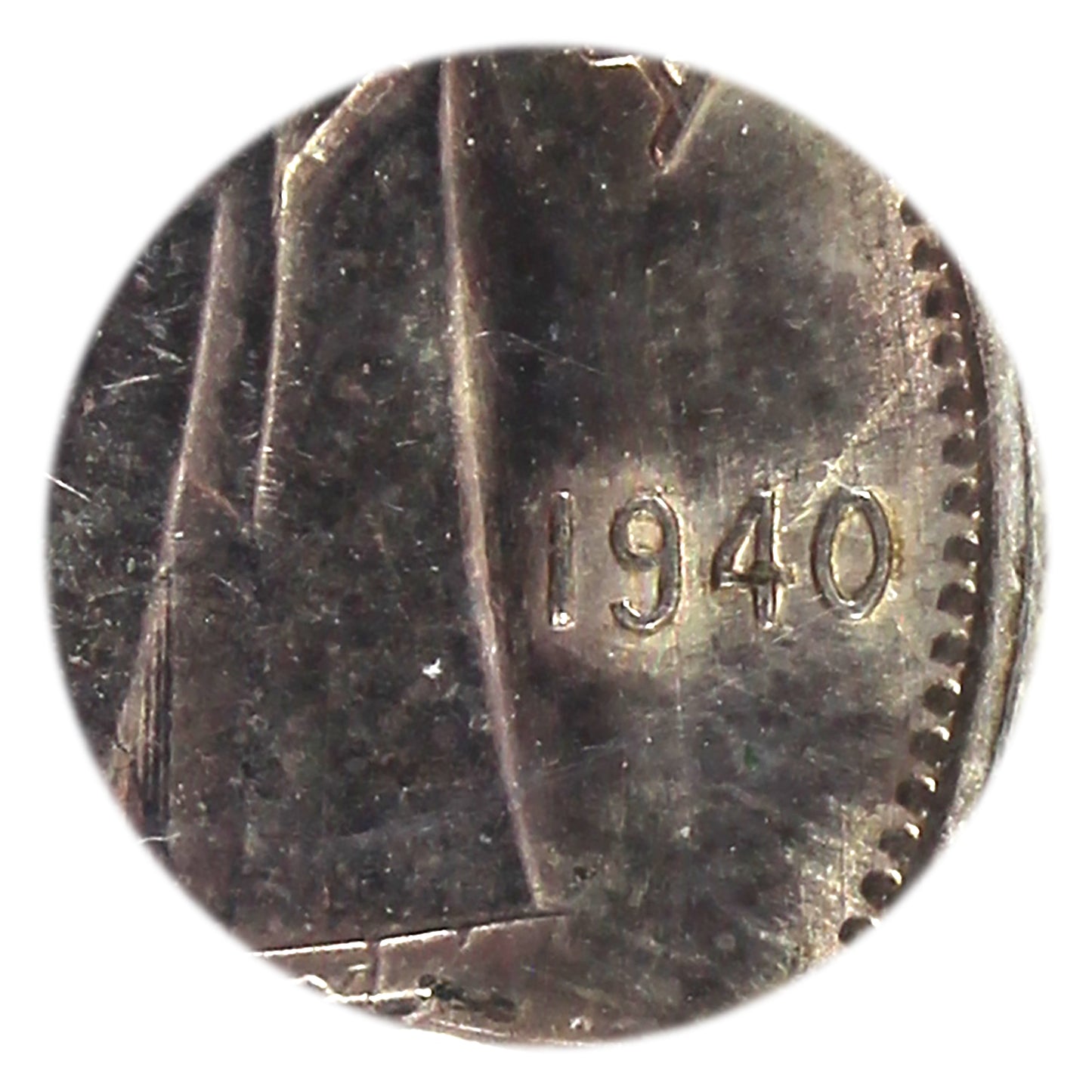1940 Reengraved 194 Canada 10-cents ICCS Certified AU55