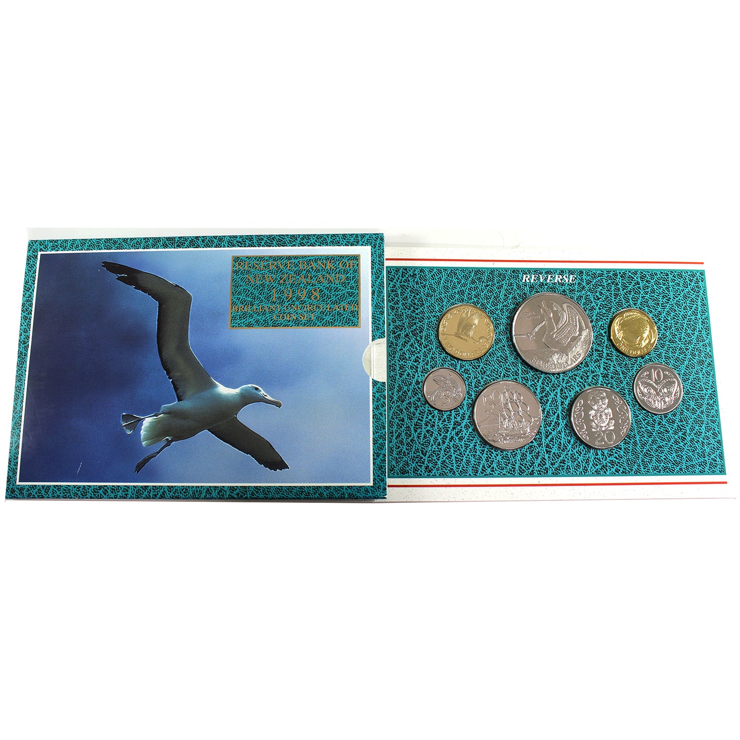 1998 New Zealand Reserve Bank Brilliant Uncirculated Coin Set