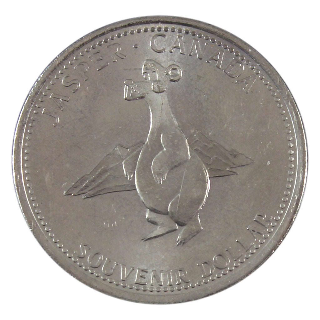 1985 Jasper, AB 100th Anniversary of National Parks Souvenir Trade Dollar Token