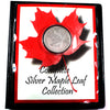 1991 Canada Silver Maple Leaf in Display Folder with COA (No Tax)