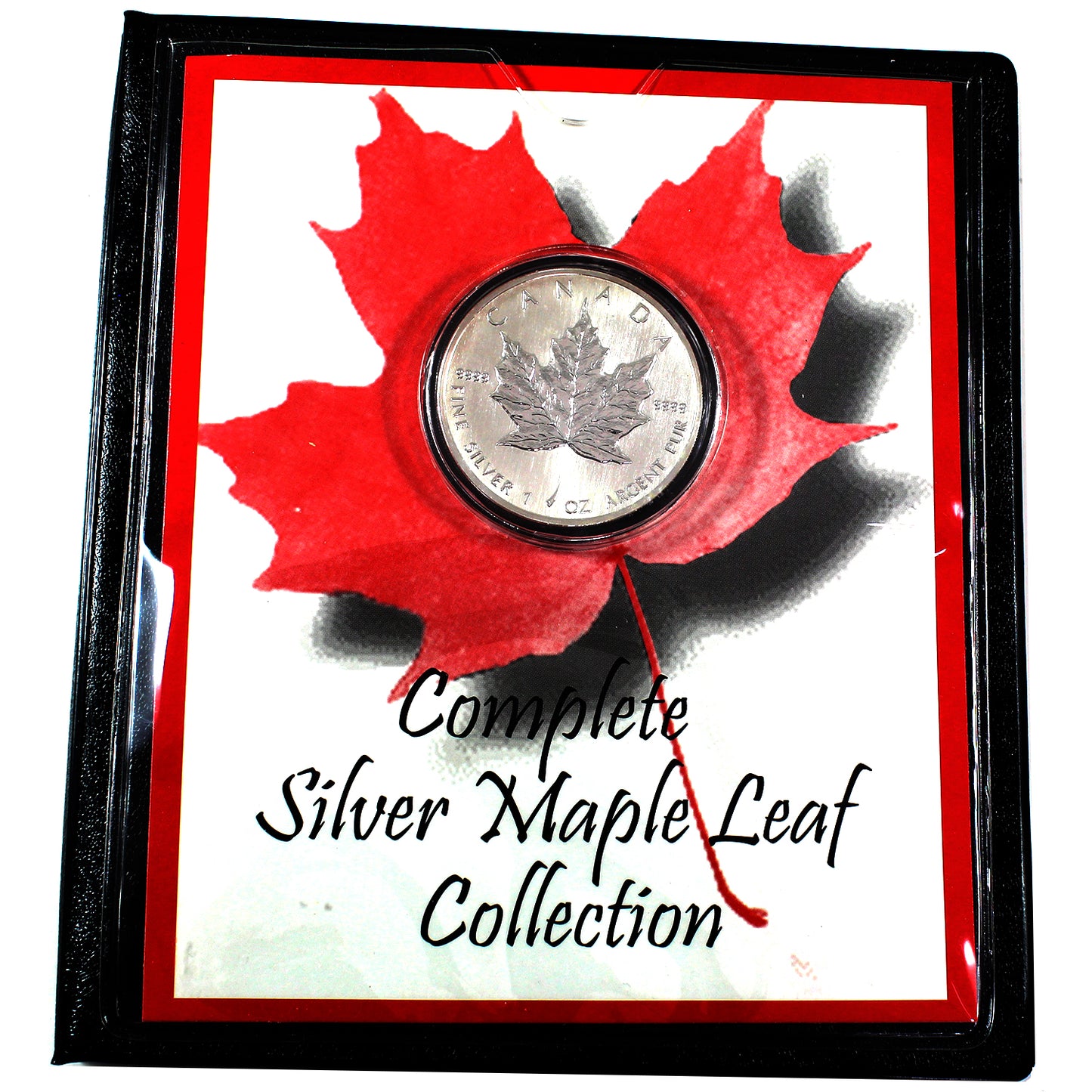 1990 Canada Silver Maple Leaf in Display Folder with COA (No Tax)