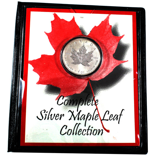 1990 Canada Silver Maple Leaf in Display Folder with COA (No Tax)