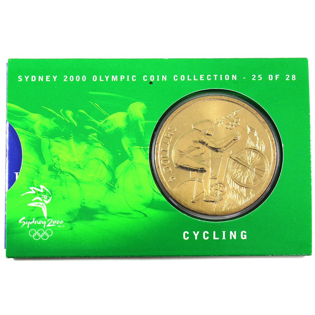 2000 Australia $5 Olympic Cycling Coin in Card (25 of 28)