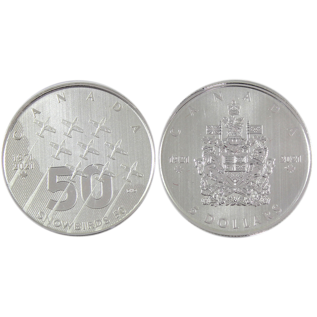 Pair of 2021 Canada $5 Moments to Hold Series 1/4 oz. Silver Coins (No Tax) coins only