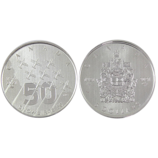 Pair of 2021 Canada $5 Moments to Hold Series 1/4 oz. Silver Coins (No Tax) coins only