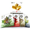 Complete Set of 2021 Canada $5 Moments to Hold Series Silver Coins in Folder (No Tax) 4pcs