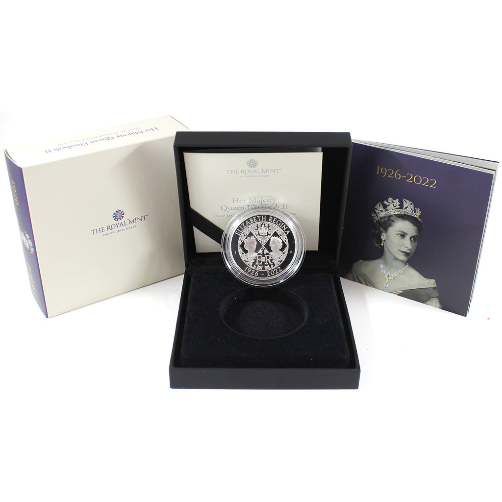 2022 UK 5-pound Her Majesty Queen Elizabeth II Sterling Silver Proof Coin