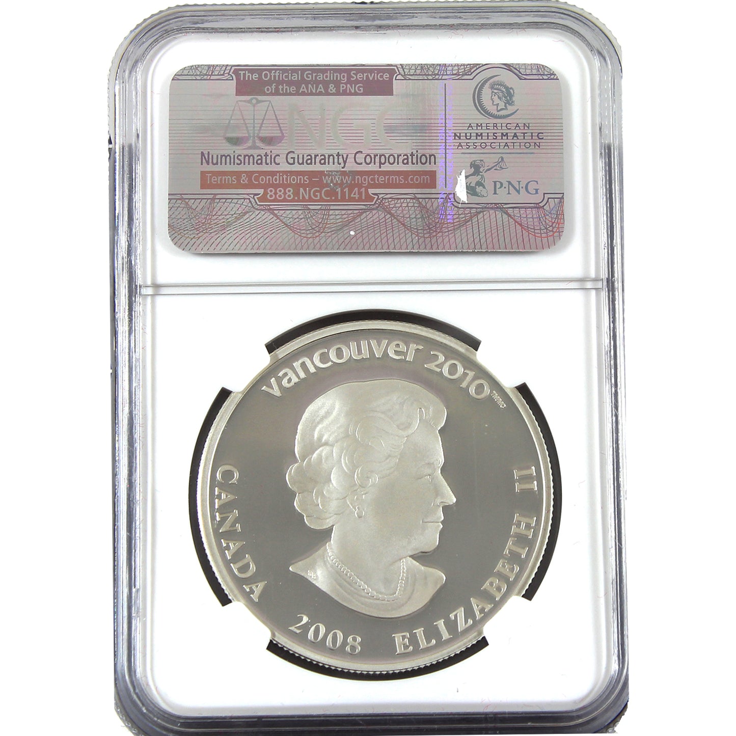 2008 Canada $25 Home of the 2010 Olympic Winter Games NGC Certified PF70 Ultra Cameo