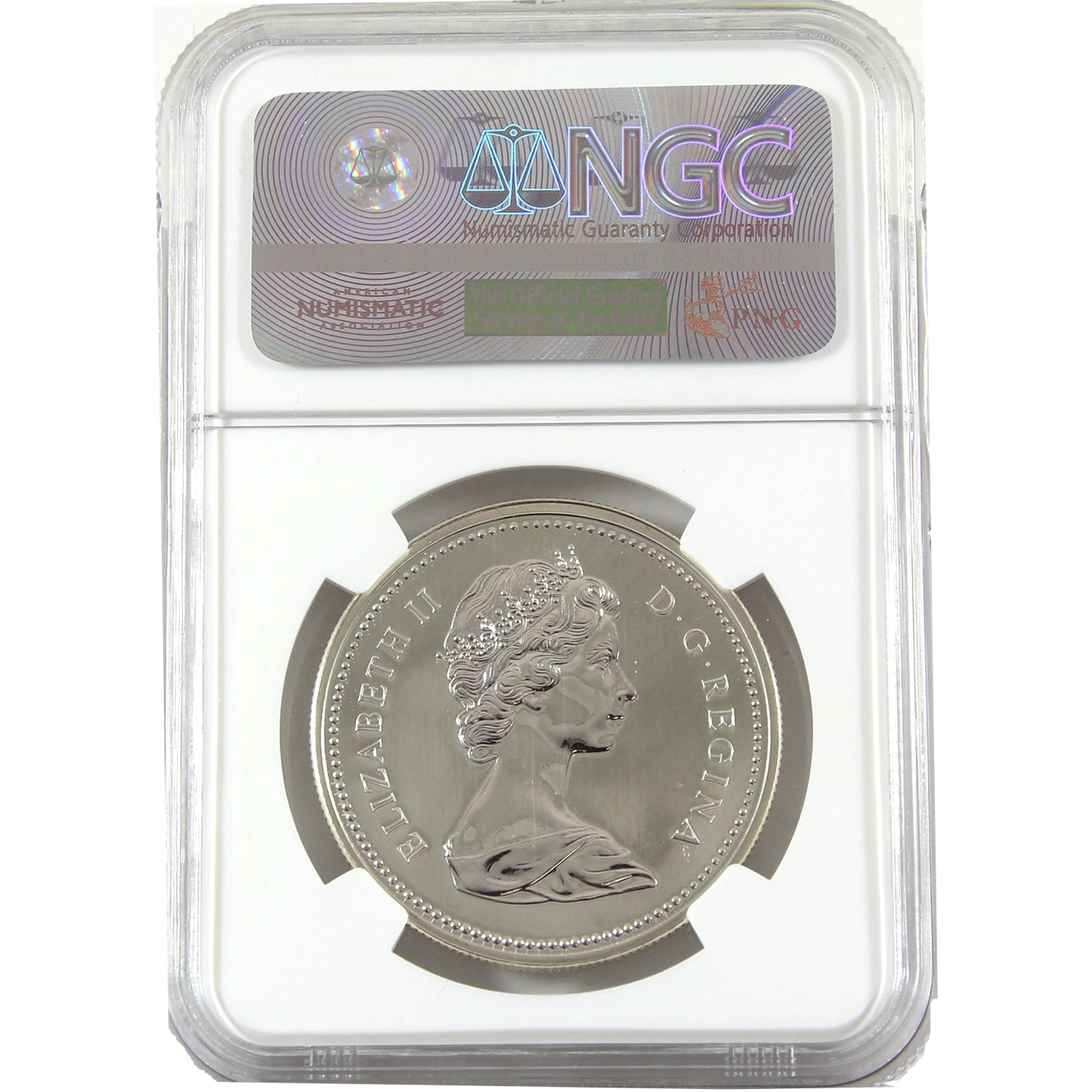 1976 Canada 100th Ann. Library of Parliament Specimen Silver Dollar NGC Certified SP68