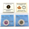 Pair of 2012 & 2014 Canada $5 Silver and Niobium Coins CCCS Certified PF70 UHC