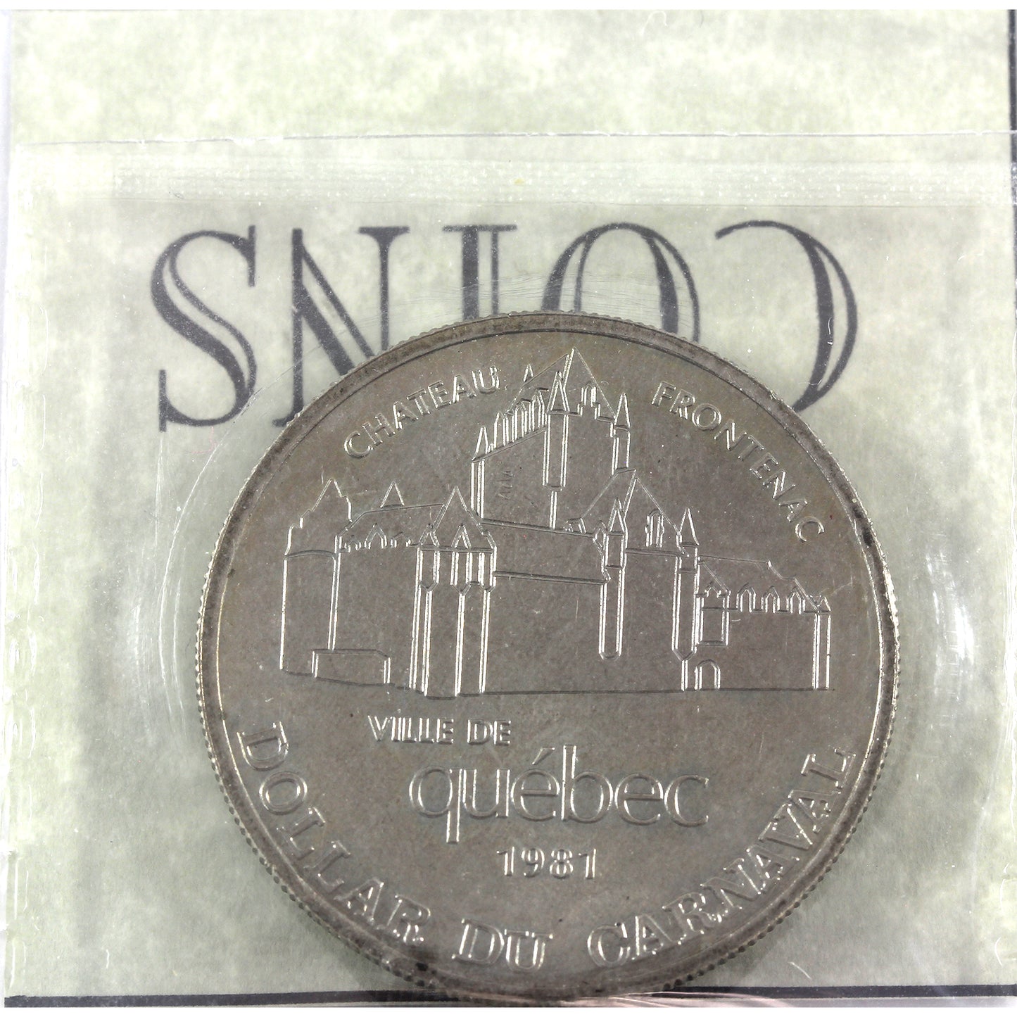 1981 Dollar de Carnaval de Quebec $2 Trade Token: Chateau Frontenac