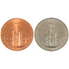 Pair of Royal Canadian Mint Ottawa & Winnipeg Copper and Nickel Medallions, 2pcs