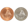 Pair of Royal Canadian Mint Ottawa & Winnipeg Copper and Nickel Medallions, 2pcs