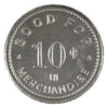 Delisle, SK, S. Moulton General Store 10-cent Merchant Token