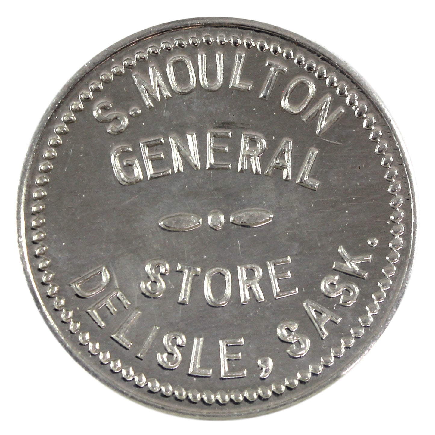 Delisle, SK, S. Moulton General Store 10-cent Merchant Token