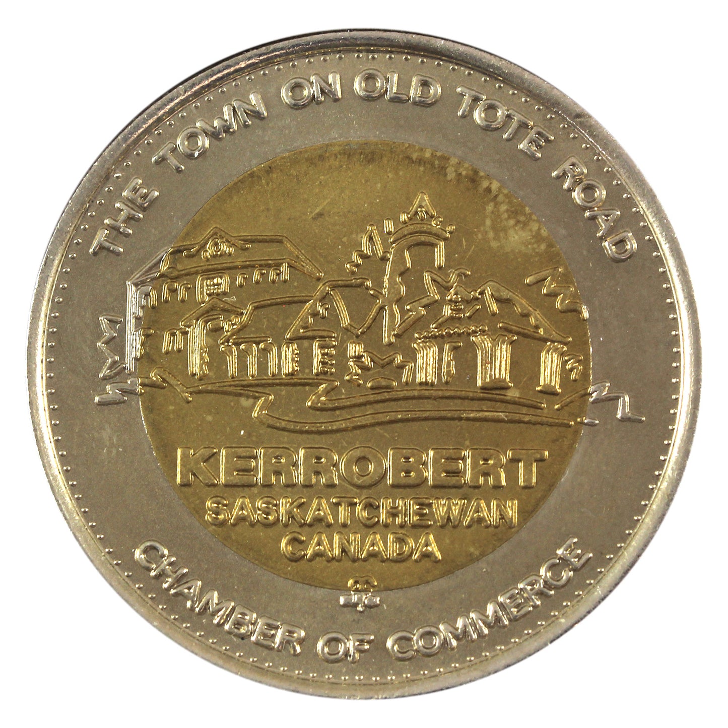 2001 Kerrobert, SK, Bi-Metallic 5 Dollar Trade Token