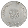 1950 Toronto, ON, Canadian National Exhibition Department of Labour Aluminum Token