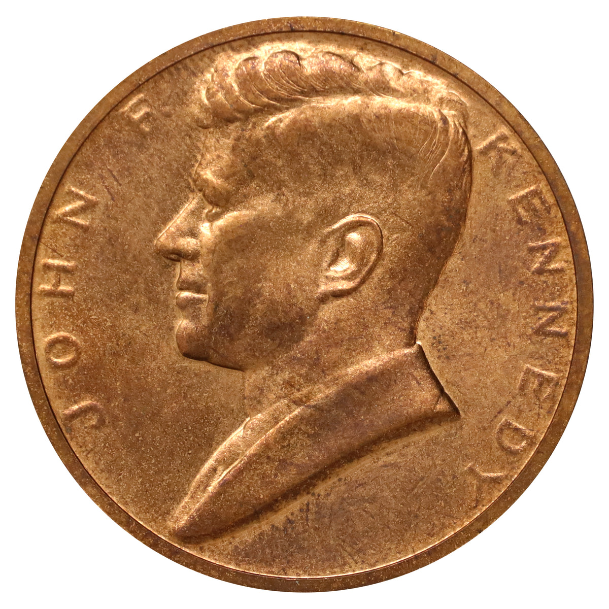 1961 John F. Kennedy Bronze Inaugural Medallion