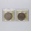 Pair of 1880 & 1883 USA Morgan Dollars ICCS Certified F12 & VF20, 2pcs