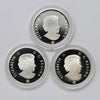 Lot of 3x 2007-2010 Canada $4 Dinosaur Fine Silver, 3pcs (No Tax) Coins Only, Scr. Caps
