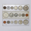 Lot of 3x 1953-1958 Canada 6-coin Year Sets in Snap Lock Cases, 3pcs
