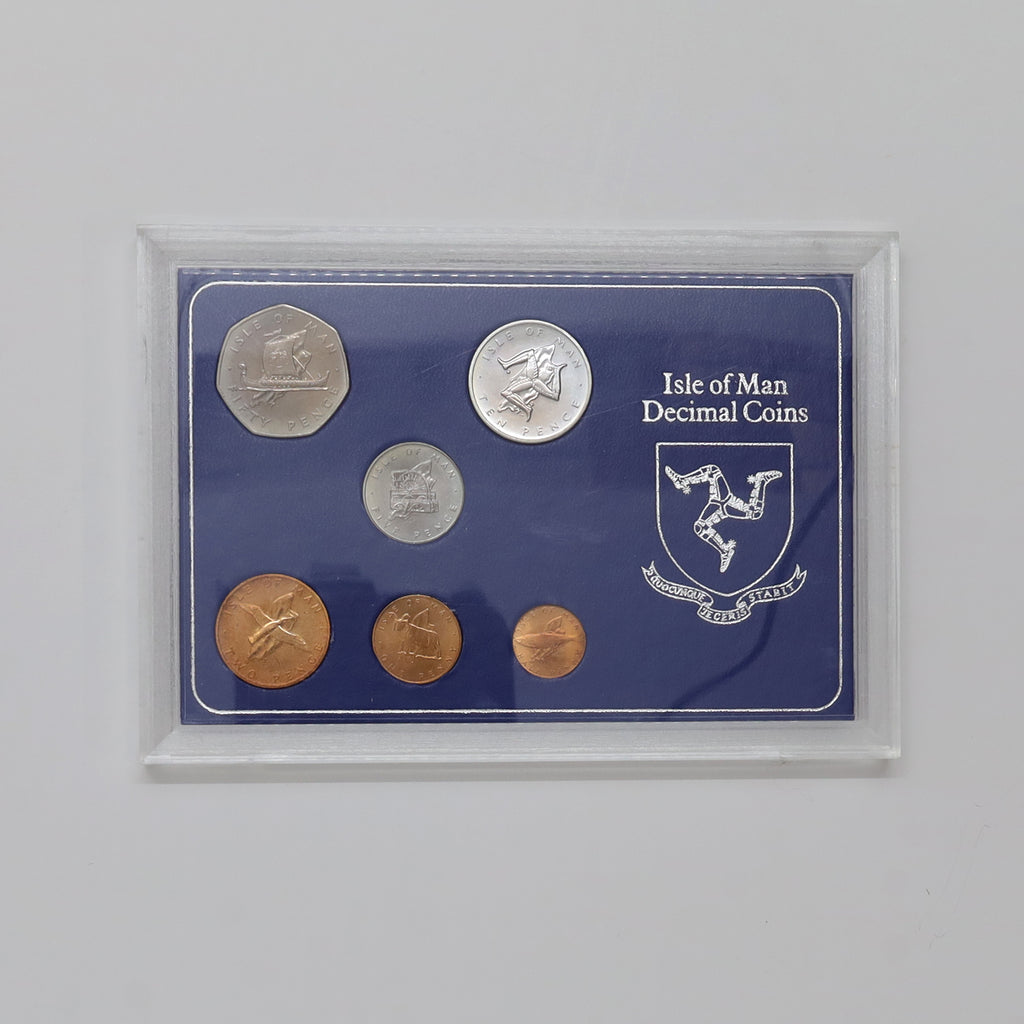 Isle of Man 1976 6-Coin Sterling Silver Mint Set