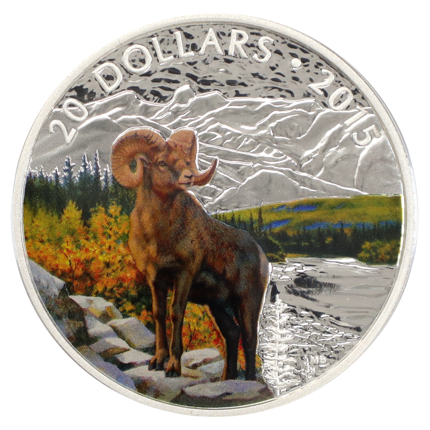 2015 Canada $20 Bighorn Sheep Fine Silver Coin with Greeting Card (No Tax) minor issues