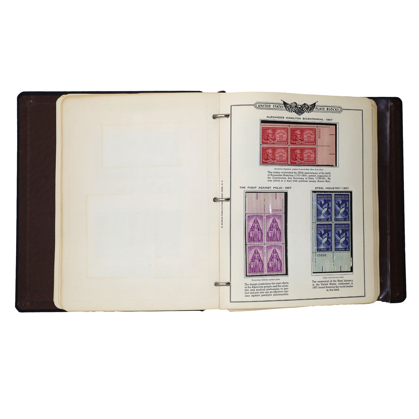 Lot of 630+ American Stamps in Vintage Album (sold as-is)