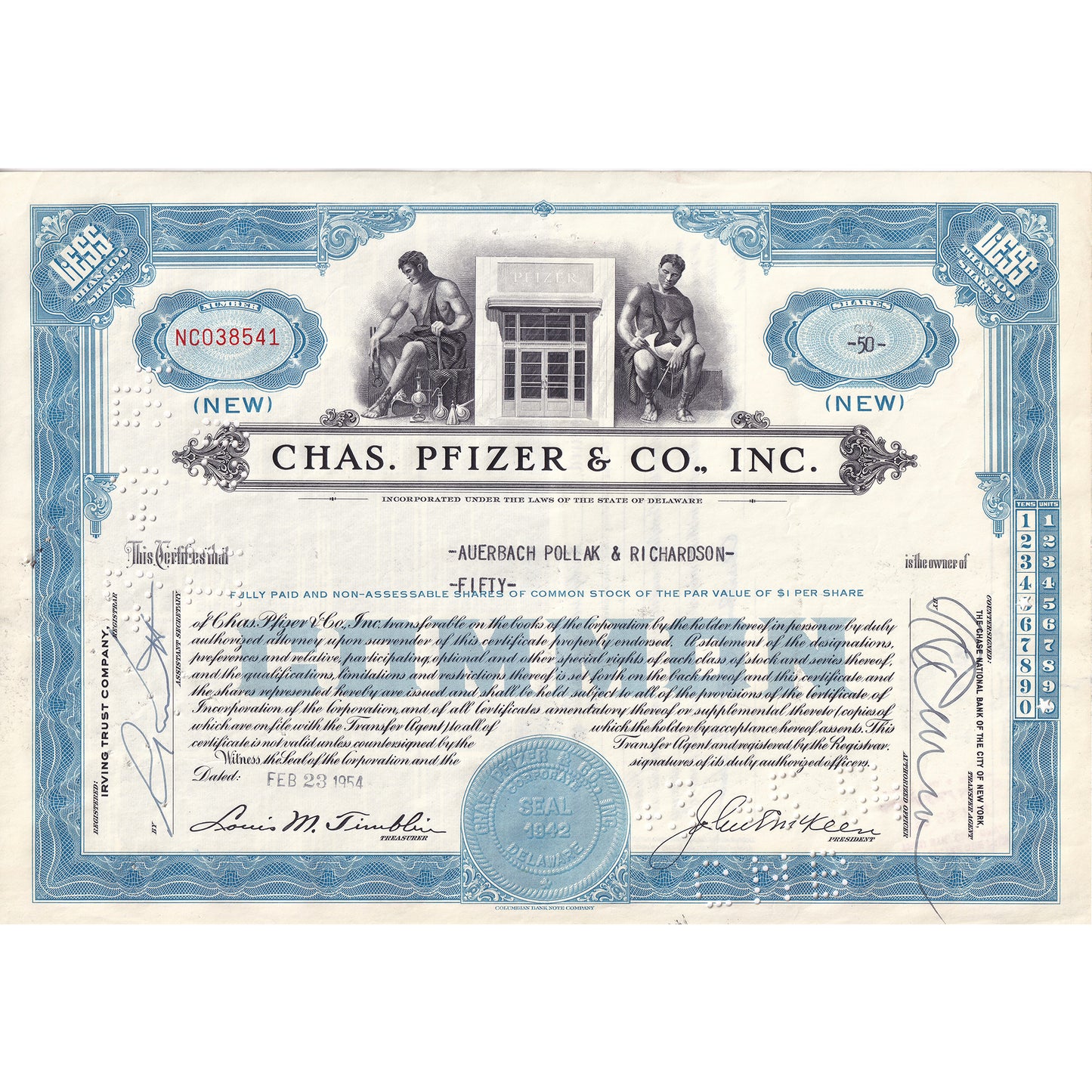 Lot of 10x Vintage Stock Certificates, Mostly All Different, 10pcs