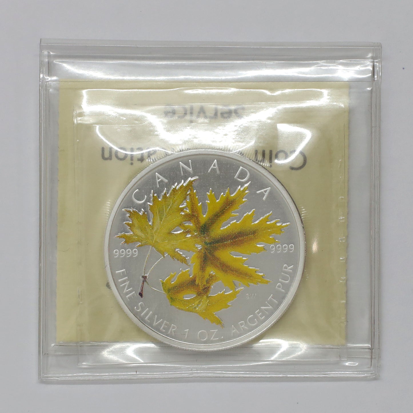 2006 Canada $5 Coloured Silver Maple Leaf: Silver Maple ICCS Certified MS66 (No Tax)