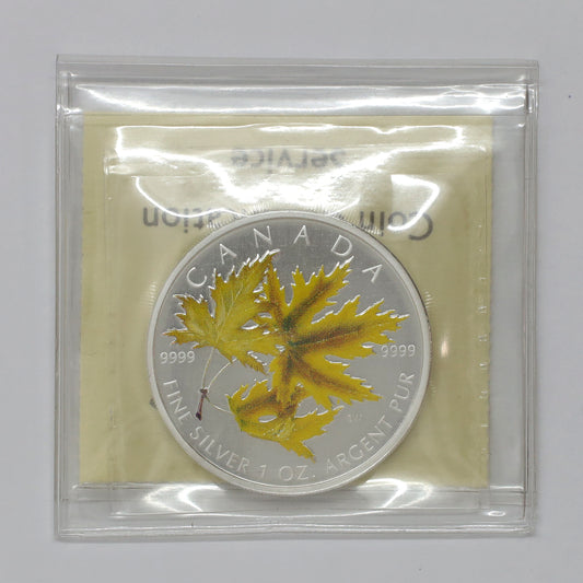 2006 Canada $5 Coloured Silver Maple Leaf: Silver Maple ICCS Certified MS66 (No Tax)