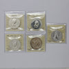 Lot of 5x 1975-1979 Canada Silver Dollars ICCS Certified SP66-SP67, 5pcs