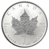 2021 Canada $5 Silver Maple leaf with W Mint Mark (No Tax) Coin Only
