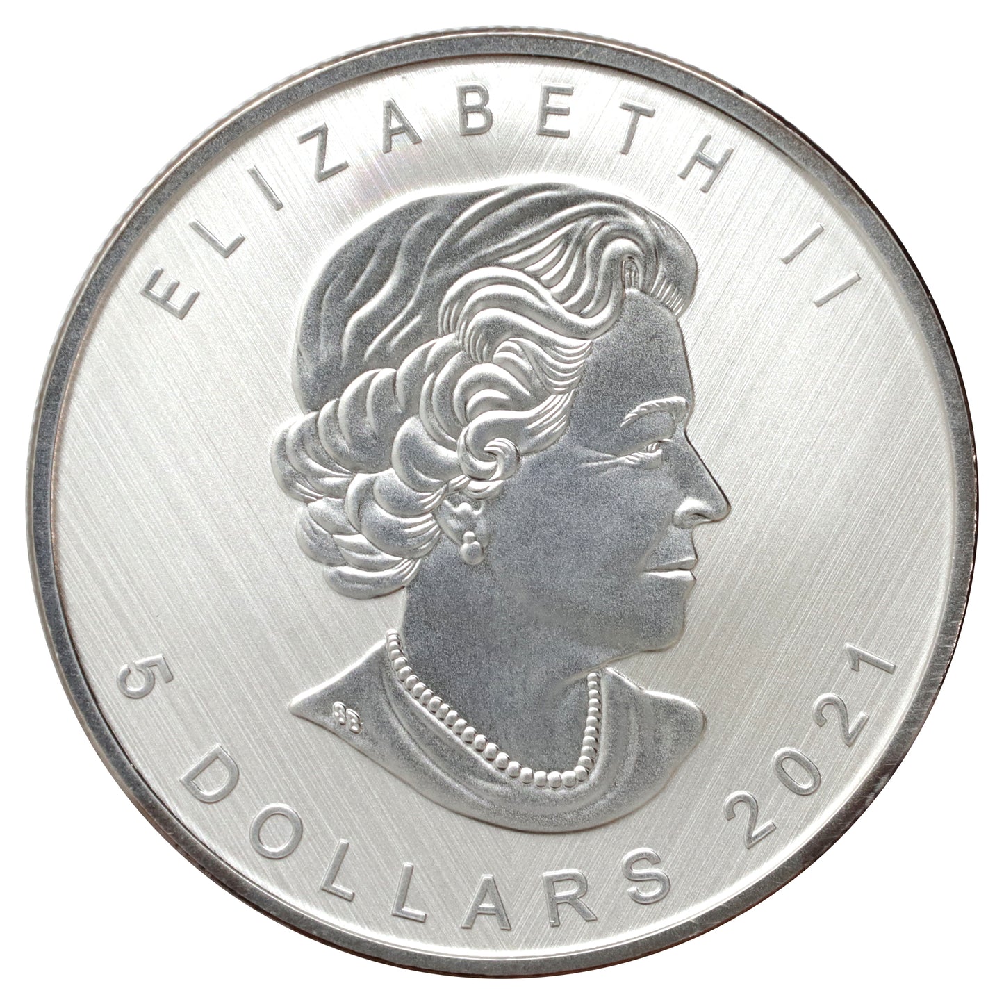2021 Canada $5 Silver Maple leaf with W Mint Mark (No Tax) Coin Only