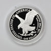 2024 W USA $1 American Eagle Proof 1 oz. .999 Silver with COA in Box (No Tax)
