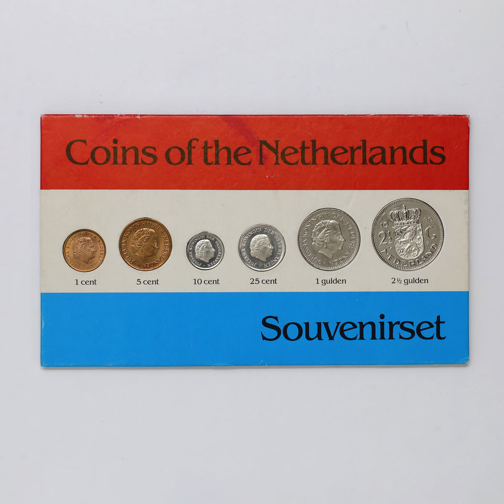 1980 Netherlands 6-Coin Souvenir Set (minor issues)