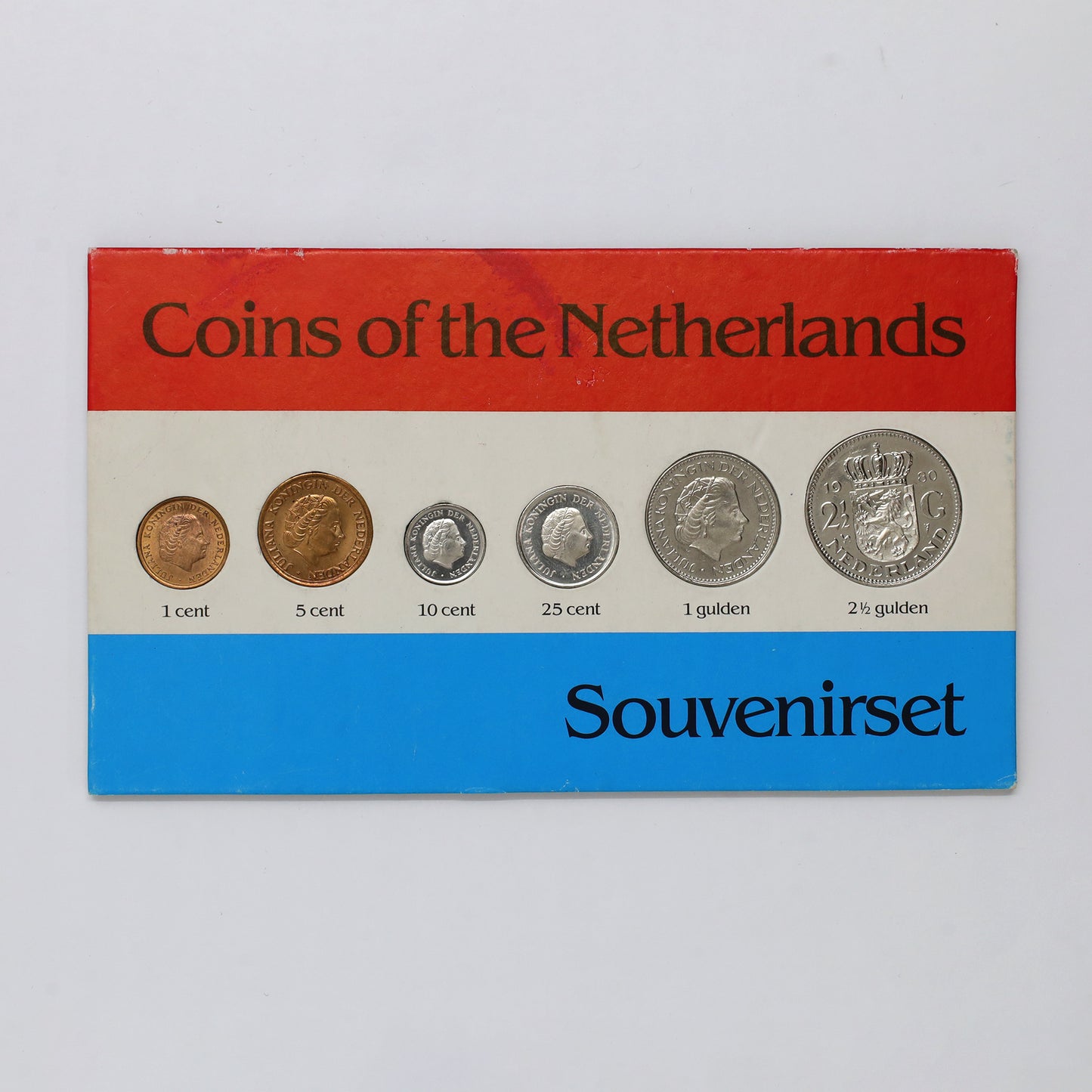 1980 Netherlands 6-Coin Souvenir Set (minor issues)