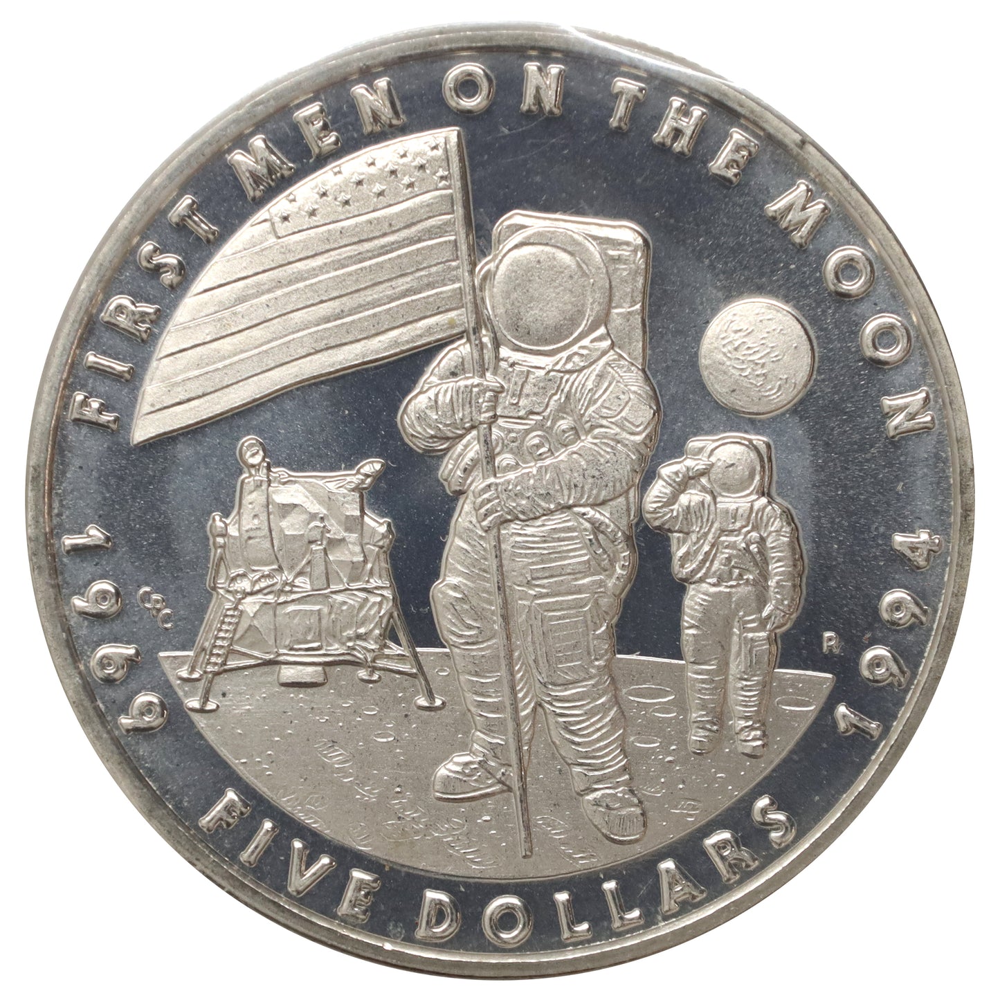 1994 Marshall Islands First Men on the Moon 25th Anniversary Coin (minor issues)