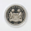 2001 Sierra Leone $1 Big Cats Colourized Lion Coin in Case (issues)