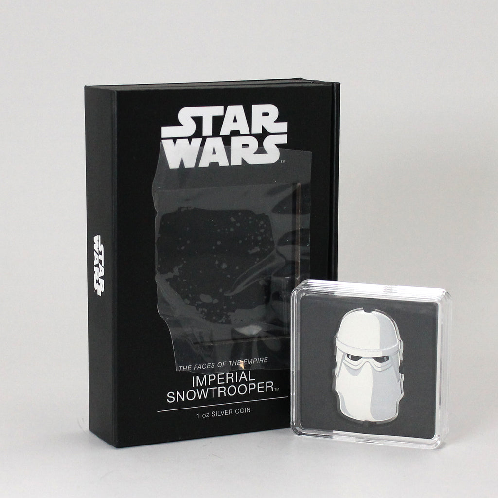 2021 Niue $2 Star Wars Faces of the Empire Imperial Snowtrooper 1 oz Fine Silver (No Tax)