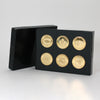 NHL "Original Six" Highland Mint Bronze Medallion Set (minor issues)