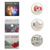 Lot of 3x 2017 Canada $3 & $5 RCM Fine Silver Coins in Cards (No Tax) lightly toned
