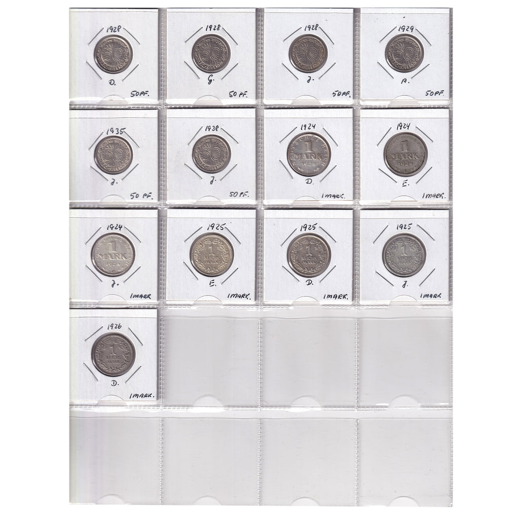 Group Lot of 33x Germany 1874-1938 Decimal, 33pcs