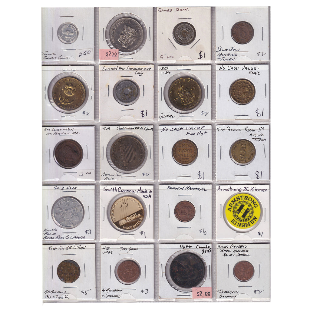Group Lot of 60x Tokens! Arcade, transportation, commemorative, and more! 60pcs
