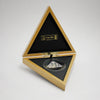 2009 Isle of Man Tutankhamun Sand Fine Silver Pyramid Coin in Case (No Tax) light wear