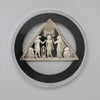 2009 Isle of Man Tutankhamun Sand Fine Silver Pyramid Coin in Case (No Tax) light wear