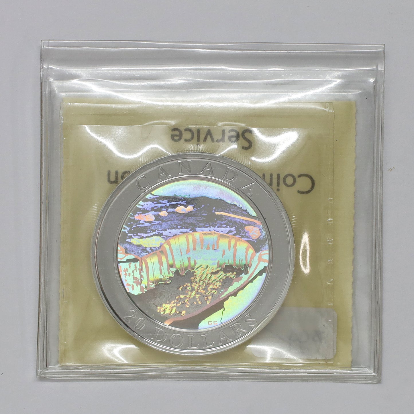 2003 Canada $20 Natural Wonders: Niagara Falls Fine Silver ICCS Cert. PF66 UHC (No Tax)
