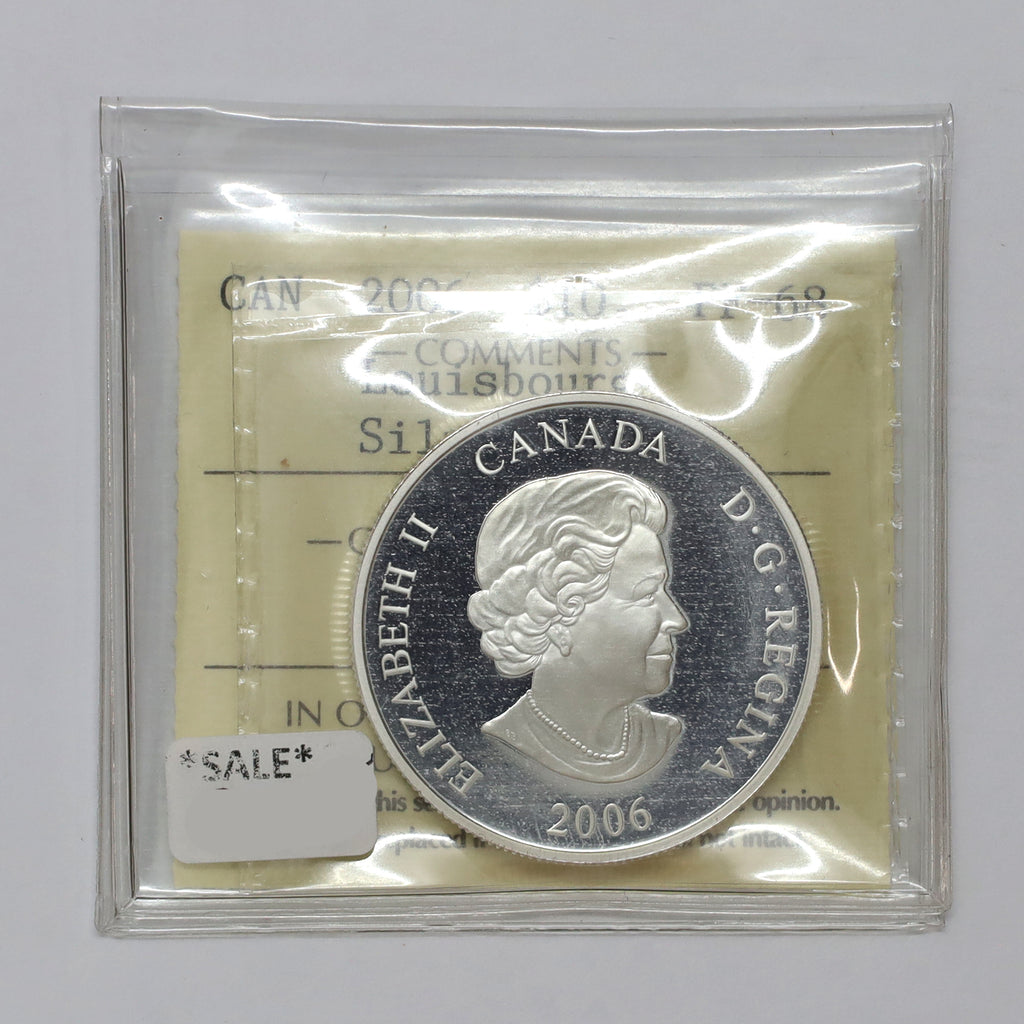 2006 Canada $10 Fortress of Louisbourg Fine Silver Coin ICCS Certified PF68 UHC (No Tax)