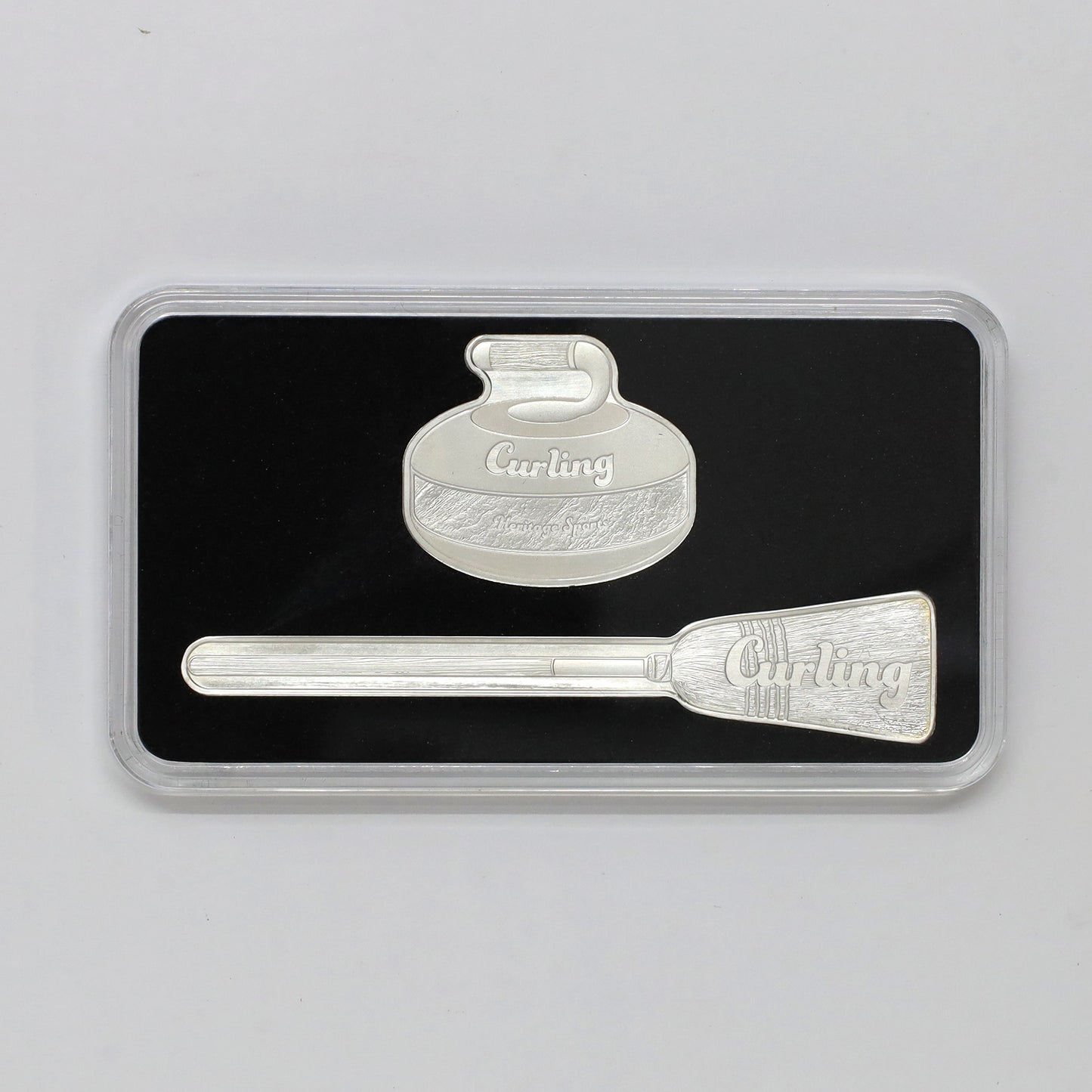 Heritage Sports Series: Curling 2-Coin .999 Fine Silver Set (No Tax)
